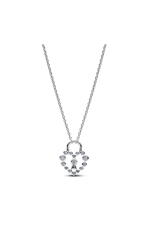Pandora Entwined Heart & Butterfly Pendant Necklace 394477C01-45