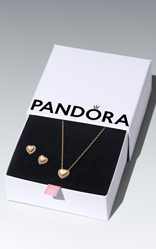 Pandora Organic Sparkle and Pearl Jewelry Gift Set B802657