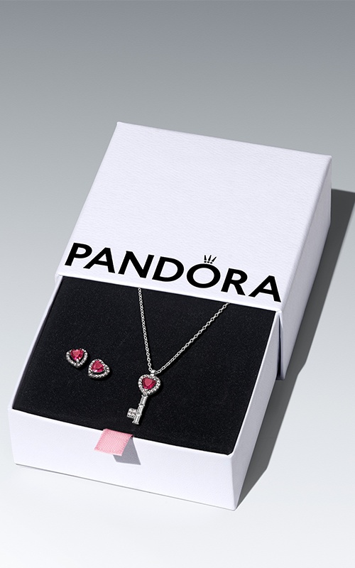 Pandora Golden Organic Heart Jewelry Gift set B802694