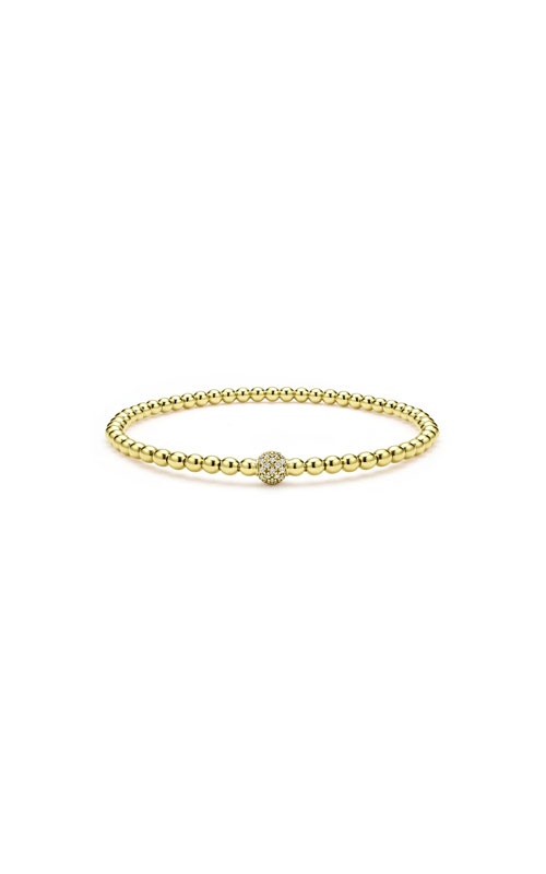 Lagos 18k Yellow Gold Caviar Beaded Bracelet 05-10284-M