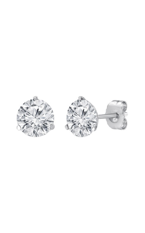 Albert's 14k White Gold 2ctw Round Diamond Lab Grown Stud Earrings LGTXE07067R200-GW3