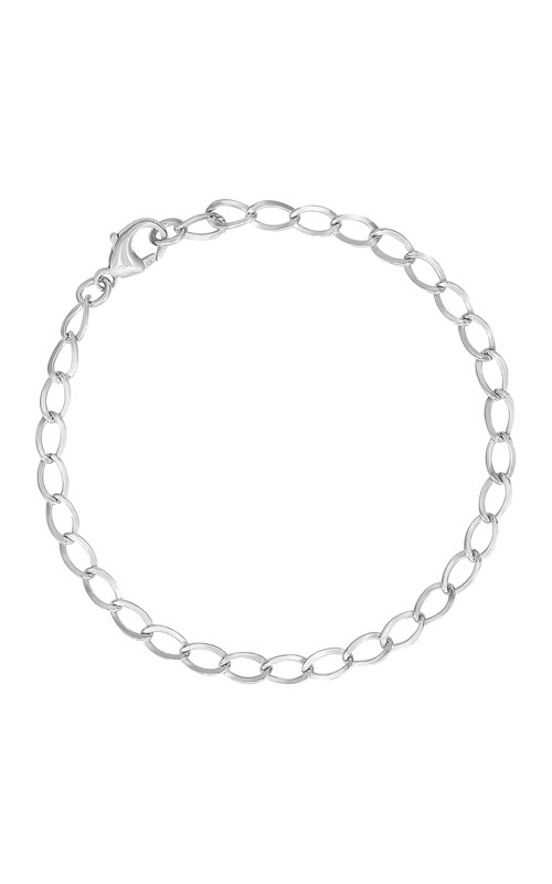 Rembrandt Charms Sterling Silver 7'' Curb Link Bracelet 20-0111