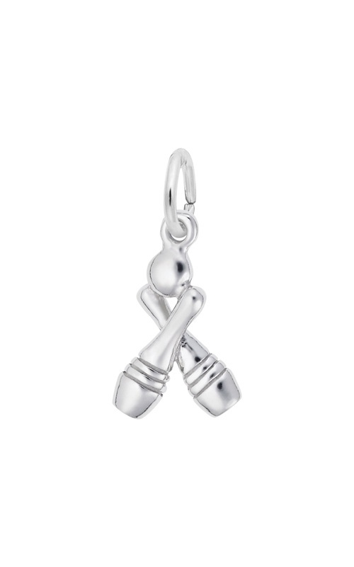 Rembrandt Charms Sterling Silver Bowling Pin Charm 0567