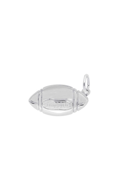 Rembrandt Charms Sterling Silver Football Charm 1522