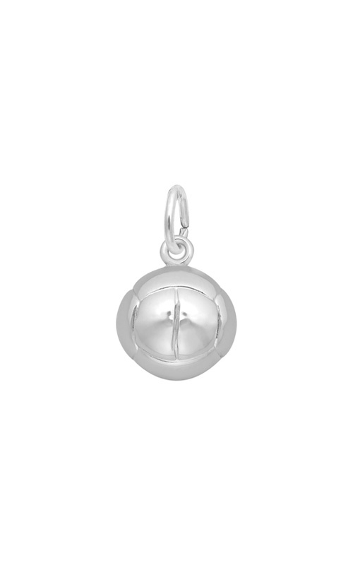 Rembrandt Charms Sterling Silver Volleyball Charm 6232