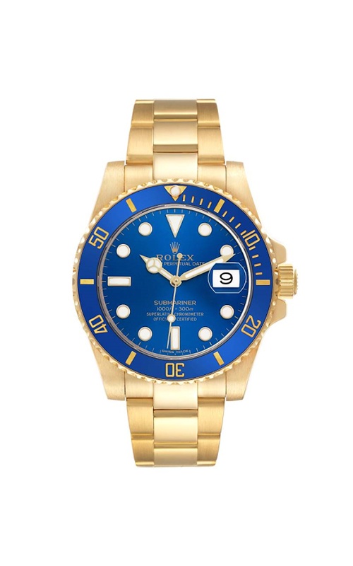 Pre-Owned Rolex 18K Yellow Gold Submariner 40MM 116618LB