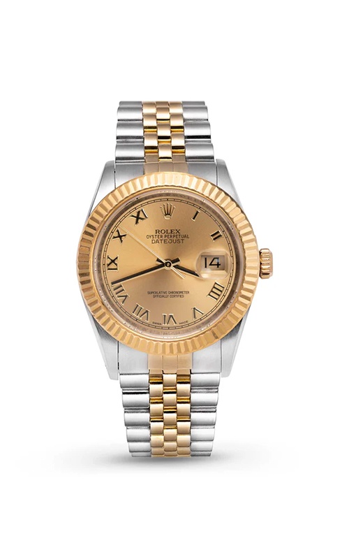 Pre-Owned Rolex Datejust Oystersteel/18KY 36MM 116233-2512