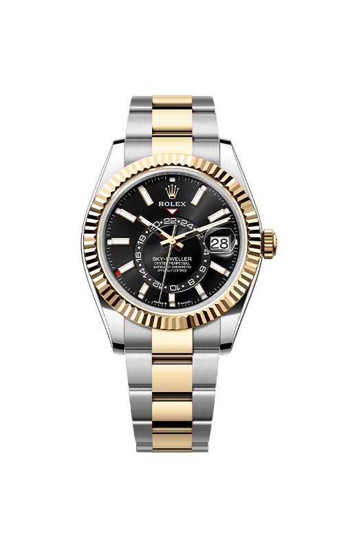 Pre-Owned Rolex Sky-Dweller Oystersteel & Yellow Gold 42MM 326933-2512