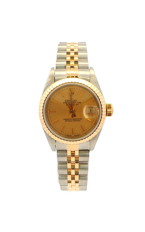 Pre-Owned Rolex Two Tone Datejust Champagne 26MM 69173-2602