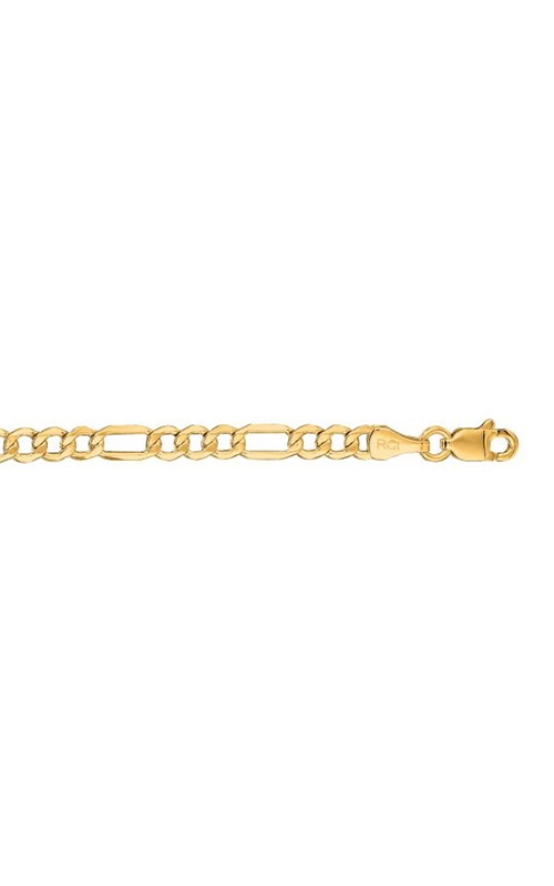 Albert's 10k Yellow Gold 20'' 3.7mm Figaro Lite Chain 080LFIG-20