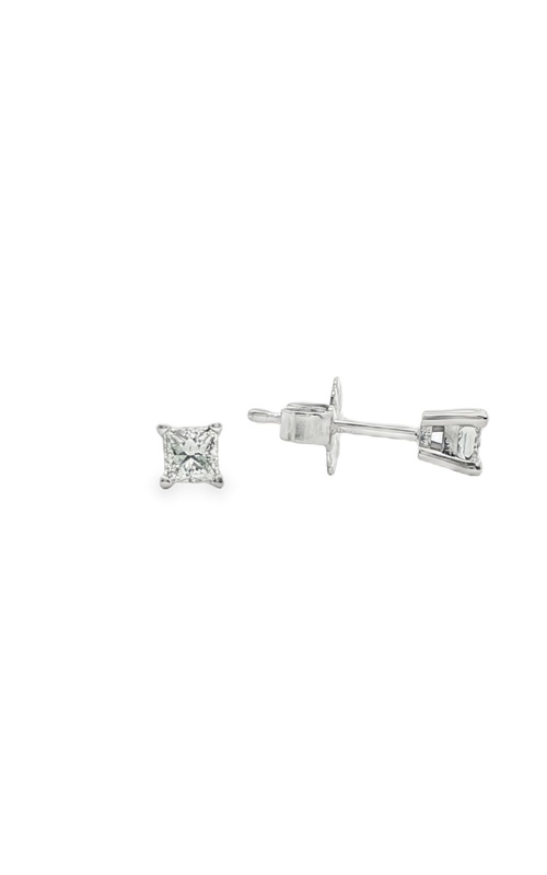 Albert's 14K White Gold 1/4CTW I-J I1 Princess Cut Diamond Stud Earrings EP025S7W