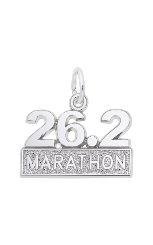 Rembrandt Charms Sterling Silver 26.2 Marathon Charm 2473