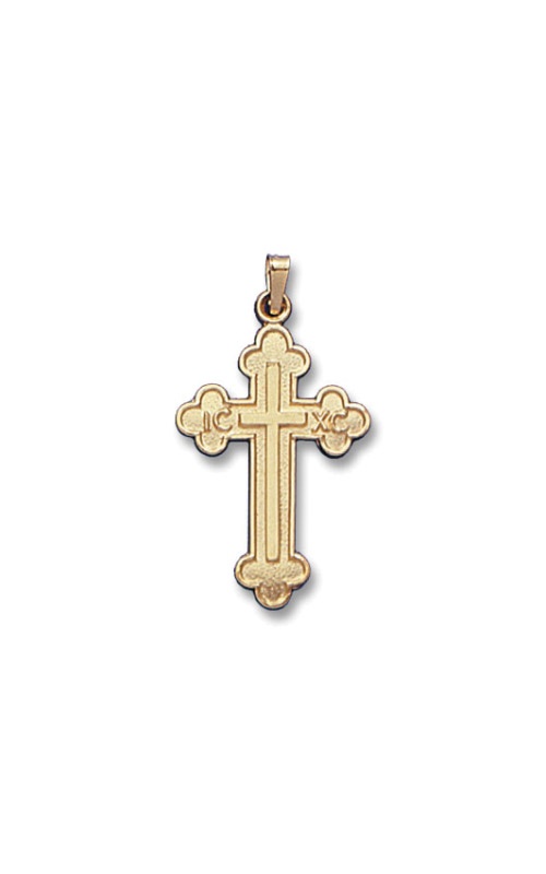 Albert's 14k Yellow Gold 34 x 21mm Orthodox Cross 744