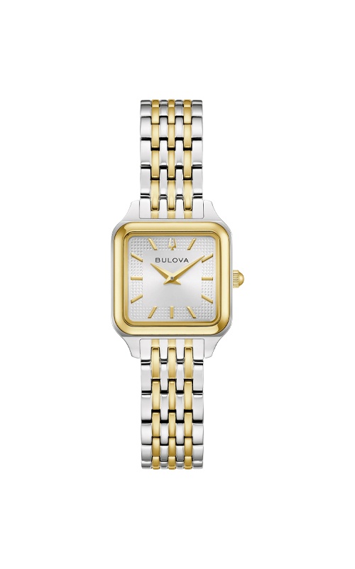 Bulova Ladies’ Classic Sutton Two Tone Square Watch 98L330
