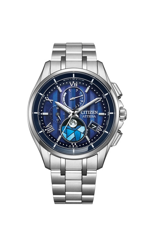 Citizen Men's ATTESA Black Chronograph Watch AT8294-59E