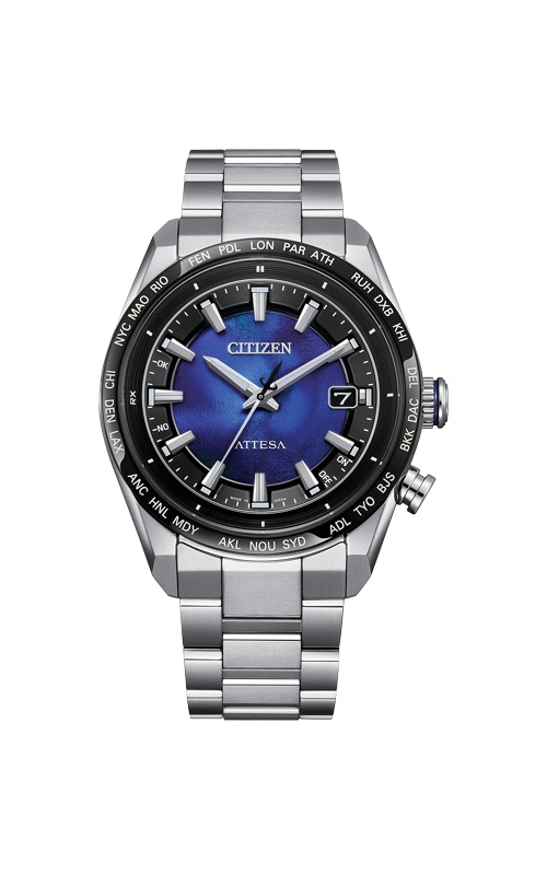 Citizen Men's ATTESA Black Chronograph Watch AT8294-59E
