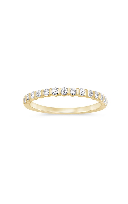 Albert's 14k Yellow Gold 1/4ctw Round Diamond Bar Wedding Band ZGR0379YD