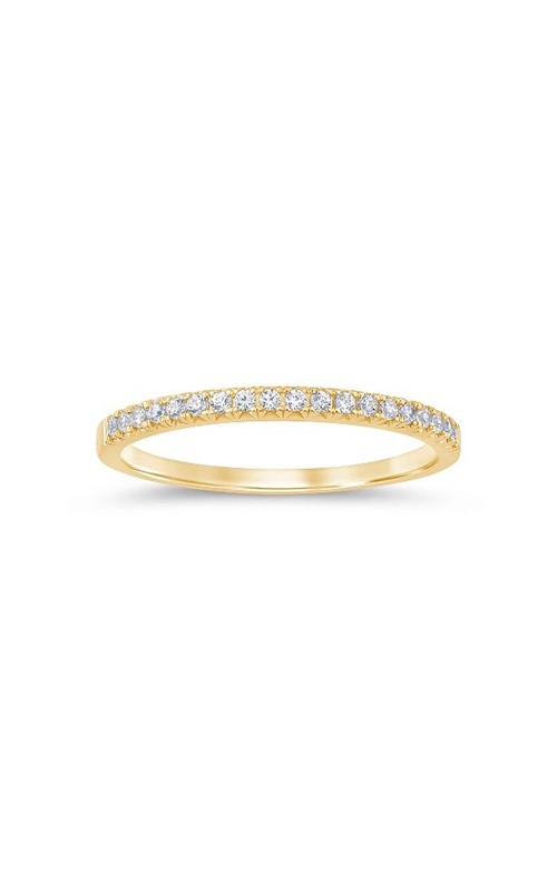 Albert's 14k Yellow Gold 1/7ctw Round Diamond Wedding Band ZGR0384YD