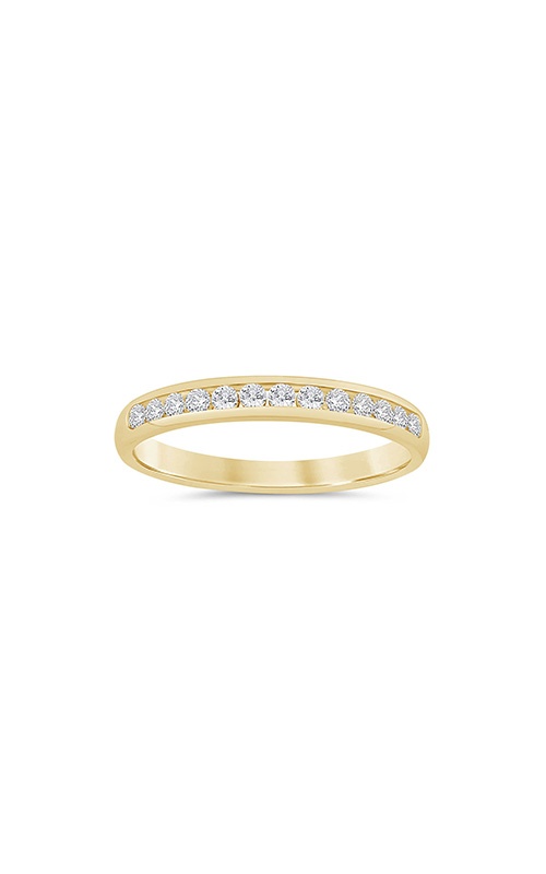 Albert's 14k Yellow Gold 1/4ctw Round Diamond Channel Wedding Band ZGR0391YD