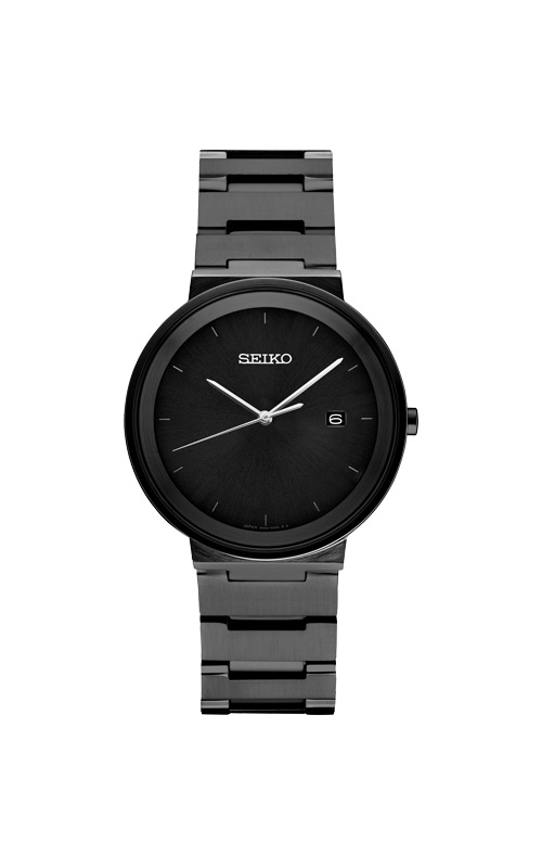 Seiko Men's Black Essentials Watch SUR487