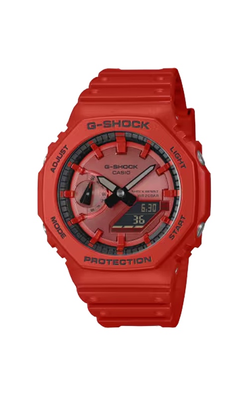 G-Shock Analog Digital 2100 Series Red Watch GA2100RRB-4A