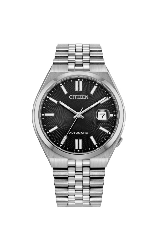 Citizen Men's TSUYOSA 60 Black Dial Automatic Watch NK0020-55E