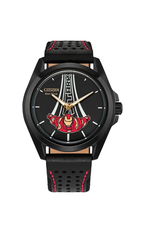 Citizen Men's Marvel Here Comes Deadpool 42mm Eco-Drive Mens Watch