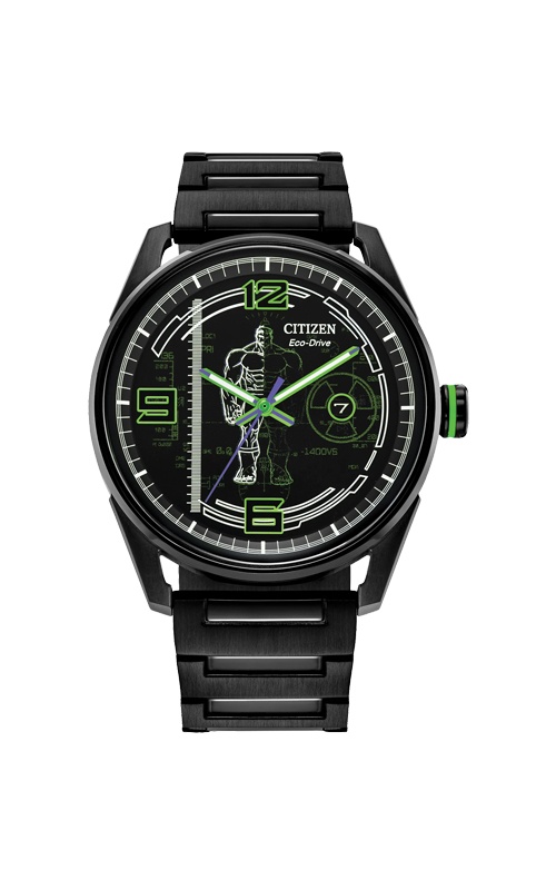 Citizen Men's Marvel Here Comes Deadpool 42mm Eco-Drive Mens Watch