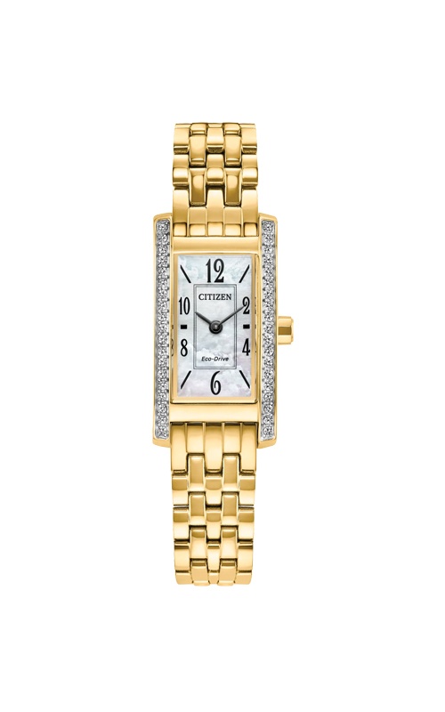 Citizen Ladies' Petite Palidoro White Mother Pearl Dial Watch EG7112-59D