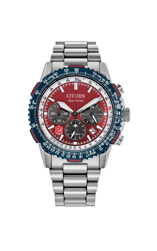 Citizen Men's Promaster Snowbirds Red Chronograph Watch CA4668-51X