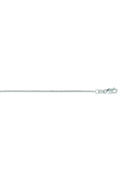 Albert's 14k White Gold 16'' .85mm Box Chain WBOX063-16