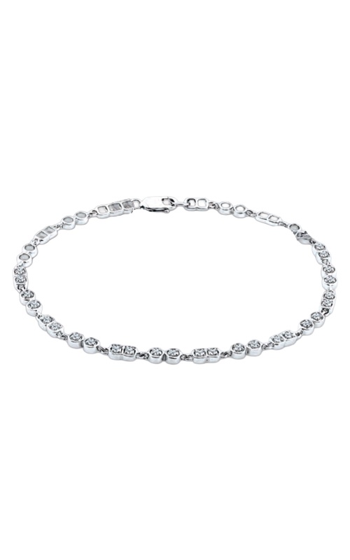 Albert's Sterling Silver .38ctw Lab Grown Diamond Bracelet EVBT-2676A44SL