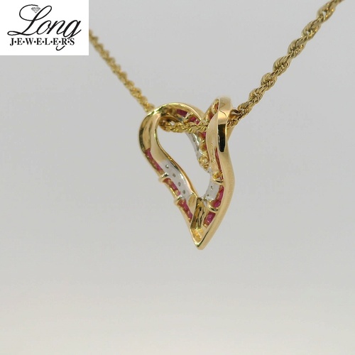 25 Rubies 15 Diamond Necklace thumbnail 2