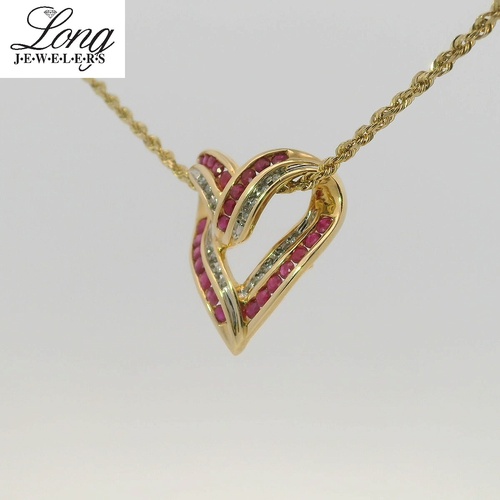 25 Rubies 15 Diamond Necklace thumbnail 4