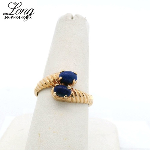 14K Yellow Gold Gemstone Ring: Elegant and Vibrant Luxury thumbnail 1