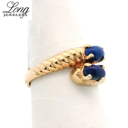 14K Yellow Gold Gemstone Ring: Elegant and Vibrant Luxury thumbnail 2