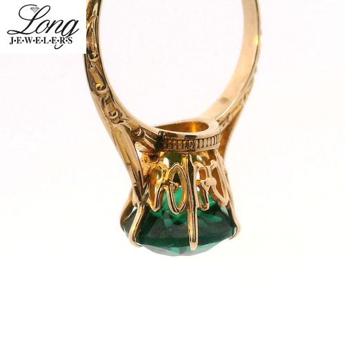 Doublet Emerald w/ Synthetic Mounting thumbnail 2