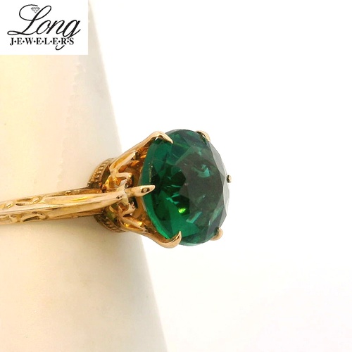 Doublet Emerald w/ Synthetic Mounting thumbnail 3