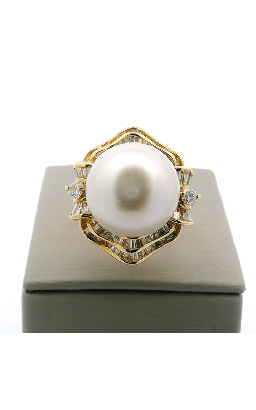 18KY VS/GH 76D=1.04CT RED EST SS 14MM PEARL