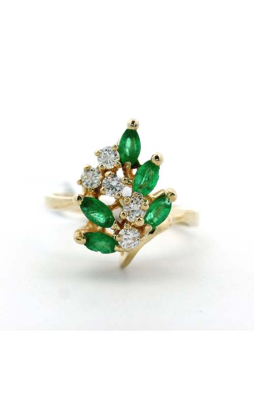 LDS 14Y SI1VS2/IJ 5D=0.20 BLK EST 5 EMERALDS