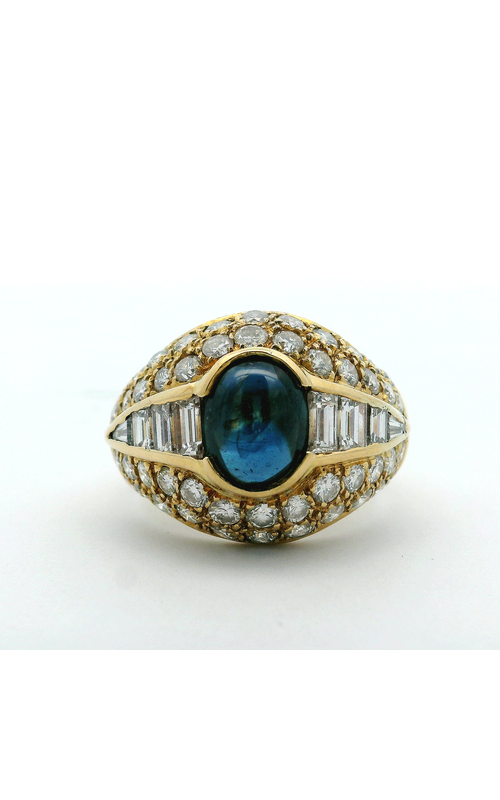 LDS 18KY VS/G+ 56D=2.55CT ESTATE S-2.24CT CAB RING