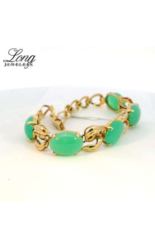14K Yellow Gold Gemstone Bracelet | Elegant & Timeless Luxury