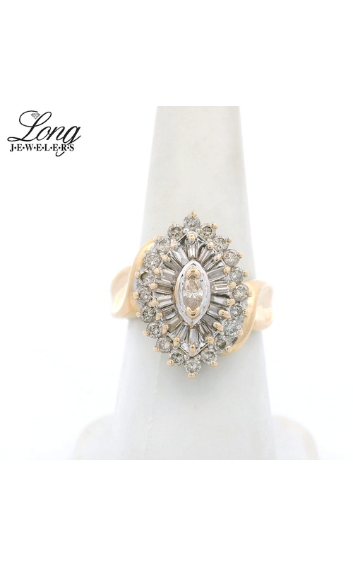 Stunning 14K Gold Cocktail Ring for a Dazzling Statement