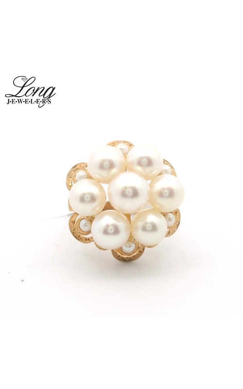Elegant Multi-Sized Pearl Ring