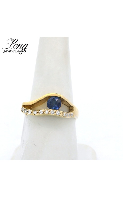 Stunning 18K Yellow Gold Gemstone Ring | Elegant Luxury