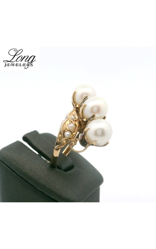 Multi-Pearl 14K Yellow Gold Ring