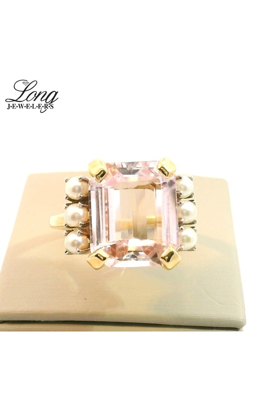 14K Gold Morganite Ring