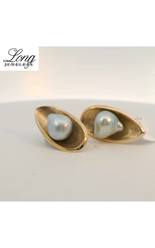 Elegant 14K Yellow Gold Pearl Earrings for Timeless Sophistication