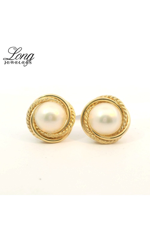 Elegant 14K Yellow Gold Pearl Earrings for Timeless Sophistication