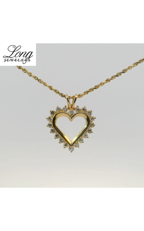 Beautiful Diamond Heart Necklace